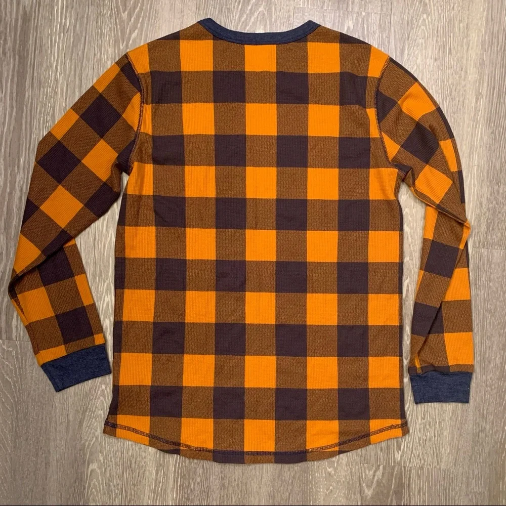 Old Navy Explore More‎ Plaid Pattern Thermal Shirt Youth Boy’s Size XXL (18)